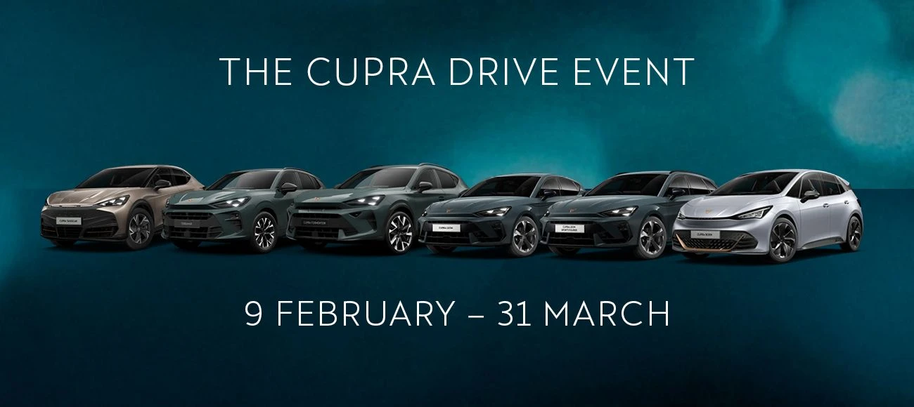 Level up your drive with exceptional savings at the CUPRA Drive Event